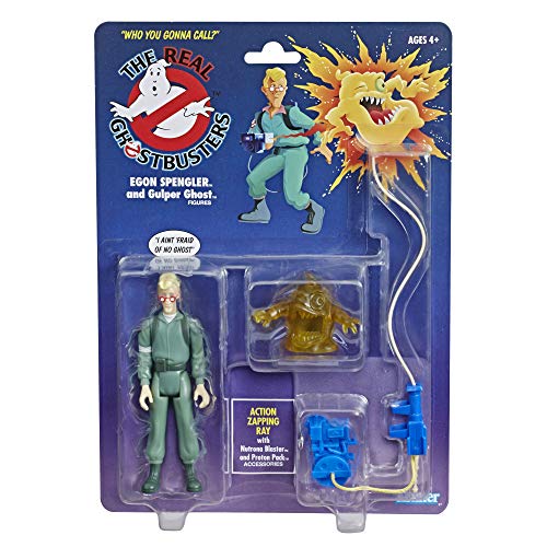 Ghostbusters Kenner Classics Egon Spengler and Gulper Ghost - Figura de acción Retro con Accesorios, Gran Regalo para coleccionistas y Fans