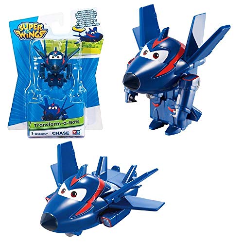 Giochi Preziosi Selección Transform-a-Bots | Super Wings | Mini Transform Aviones, Super Wings:Agent Chace