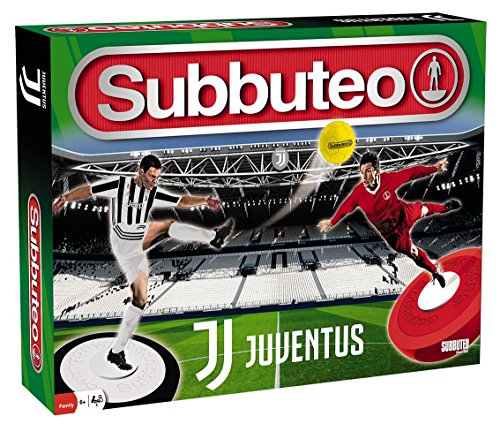 Giochi Preziosi Subbuteo Playset Juventus con 2 Equipos Alfombra de Juego, 2 Puertas, balón