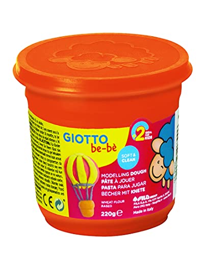 Giotto Be-Bè Pasta Para Jugar 220 G . Schoolpack 8 Uds.+Accesorios