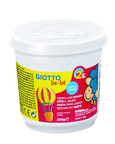 Giotto Be-Bè Pasta Para Jugar 220 G . Schoolpack 8 Uds.+Accesorios