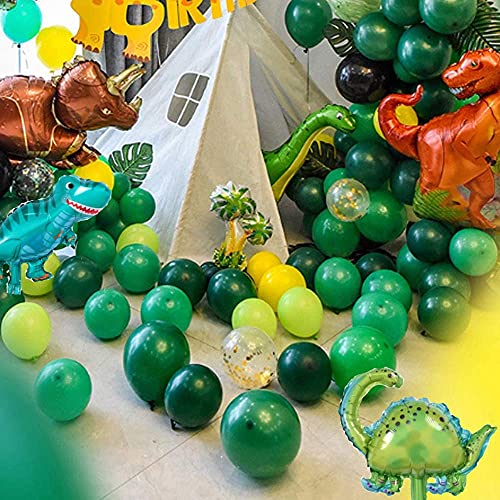 Globos de Dinosaurio Set,Dinosaurio Globo Grande,Selva Dinosaurio Globos ,Globos de Dinosaurios para Cumpleaños,3D Globos de Dinosaurio,Juego de Decoración de Cumpleaños de Dinosaurio