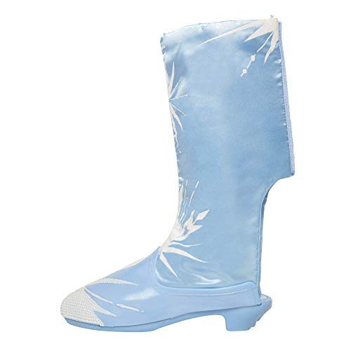 Glop Games- Disney Frozen 2 Elsa Travel Boots for Girls Costume or Role Play Dress-Up, Adjustable Botas, Multicolor (Jakks 202992-PB)