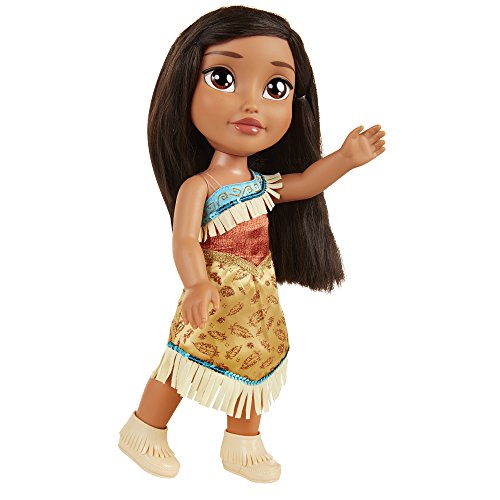 Glop Games Princess Muñeca Toddler 35cm-Pocahontas-Princesas Disney-alucina con su increíble Vestido, Multicolor (Jakks Pacific 55048)