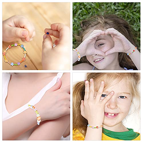 GOLDGE Abalorios para Hacer Collares Pulseras, Cuentas de Colores para Los niños, Cuentas para la Fabricación de Joyas para Niños, Perlas de Agua Niños DIY Educativos Kit (26 Colores)