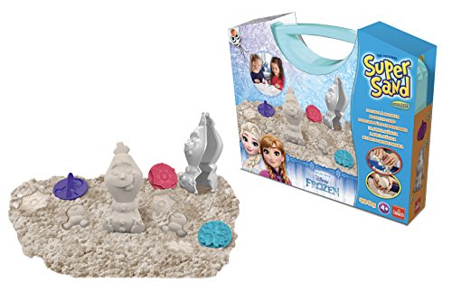 Goliath Games- MOLDEABLE Super Sand MALETIN Olaf con 400 GR. DE Arena Y Accesorios, (83276)