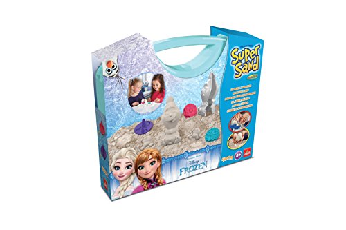 Goliath Games- MOLDEABLE Super Sand MALETIN Olaf con 400 GR. DE Arena Y Accesorios, (83276)