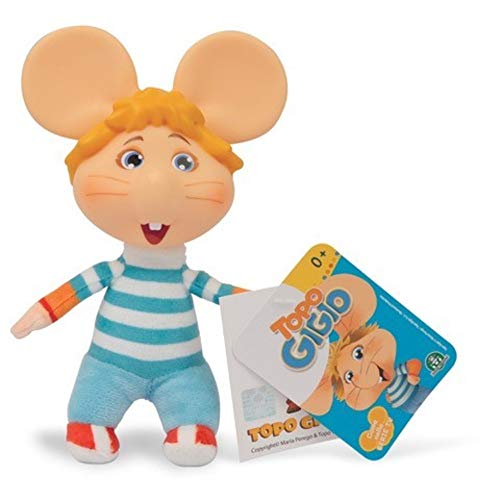 Grandi Giochi - Ratón GIGIO Plush 18 cm 3 Modelos Surtidos, 8056379106739