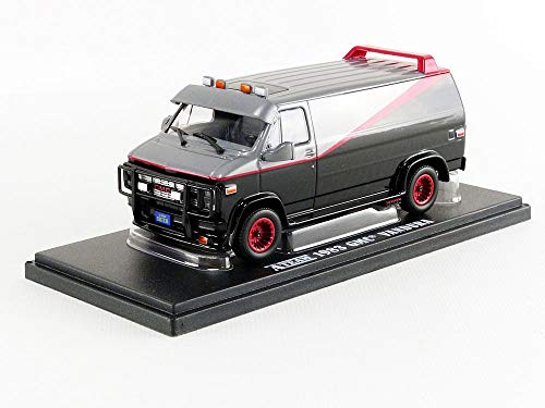 Greenlight - Coche en Miniatura, Modelo Furgoneta GMC Vandura de 1983 de El Equipo A, Escala 1/43 Original, 12 cm