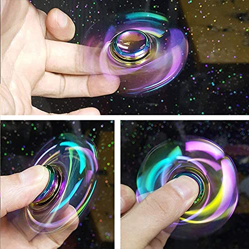 GRH Colorido Aleación de Zinc Metal Fidget Spinner Hand Spinner Metal Bearing Finger Spinner Alivia el estrés Juguetes para niños Regalos para Adultos