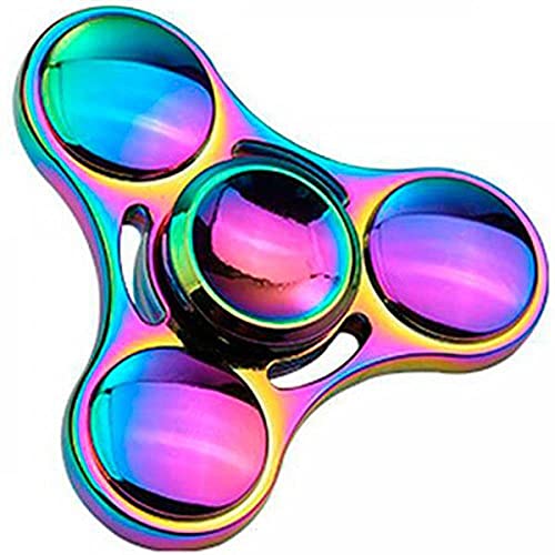 GRH Colorido Aleación de Zinc Metal Fidget Spinner Hand Spinner Metal Bearing Finger Spinner Alivia el estrés Juguetes para niños Regalos para Adultos