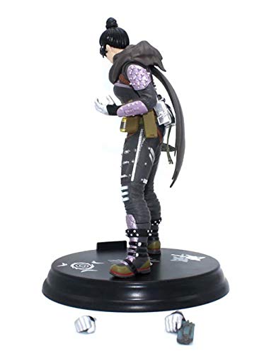 GSDGSD 25 CM Bloodhound Tracker Apex Legends Aciton Figura Anime Juego Bloodhound Wraith Pathfinder Pathfinder Gibraltar PVC Figura