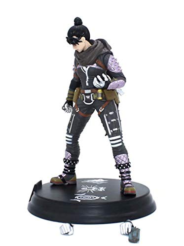 GSDGSD 25 CM Bloodhound Tracker Apex Legends Aciton Figura Anime Juego Bloodhound Wraith Pathfinder Pathfinder Gibraltar PVC Figura