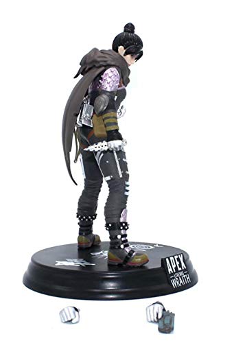 GSDGSD 25 CM Bloodhound Tracker Apex Legends Aciton Figura Anime Juego Bloodhound Wraith Pathfinder Pathfinder Gibraltar PVC Figura