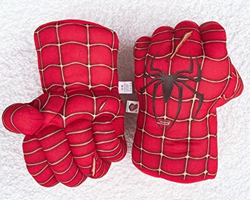 Guantes de boxeo de superhéroes de Jiu-Jitsu, guantes de peluche Hulk Fist para niños, cosplay, cojín de peluche, Halloween, Navidad, disfraz, fiesta, niños y niñas, regalo (1 par de guantes