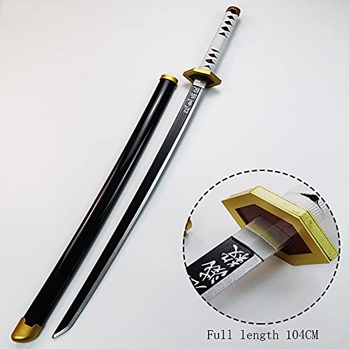 GUARD 104CM Demon Slayer Blade Cosplay Modelo de Madera para Sabito, Katanas Sword Prop, para Anime Demon Slayer Fans