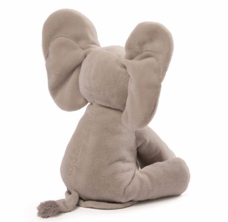 Gund, Peluche de Elefante con canciones en francés que mueve las orejas, Enesco