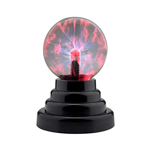 Gutyan Lightning Bola De Plasma Bola De Plasma Bola Electrostática Toque Sensible Bola De Relámpago Intermitente Juguete Educativo Física Luz De Destello Lámpara De Plasma Esfera Efectos De Luz