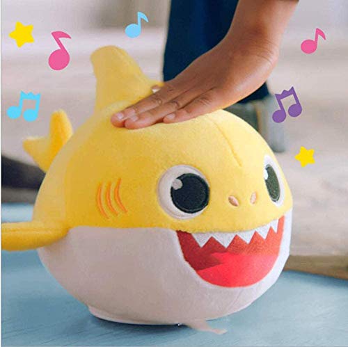 Gwgbxx Juguetes De Peluche Lindo De Tiburones En Movimiento De Canto Y Baile Muñecas De La Decoración del Hogar Regalo (Color : I, Size : 23 * 26.2 * 17CM)