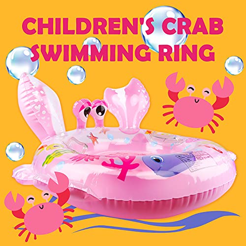 Gxhong Anillo de Natación Bebé Flotador de Natación para Bebé Anillo de natación Inflable Flotador Bebé Flotador Bebé Piscina Nadar Anillo para Niños Bebé Flotador para bebé con Asiento 4-48Meses Rosa