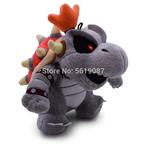 GYINK 2 unids/Mario Bros Q Ver 3D Tierra Hueso Kuba Dragón Oscuro Bowser Koopa Peluche Muñeca Peluche Peluche Peluche Juguetes Secos Huesos 20-31cm