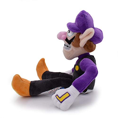 GYINK Super Mario muñeca de peluche suave púrpura Waluigi juguetes de peluche 25cm