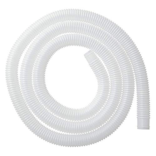 GYY Longitud Total 3M Limpiador De Piscinas 32 Mm Dibujo De Tubería Manguera De Agua Y Cloro Resistente Al Agua para El Sistema De Bomba De Filtro (Color : White)