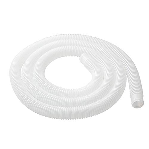 GYY Longitud Total 3M Limpiador De Piscinas 32 Mm Dibujo De Tubería Manguera De Agua Y Cloro Resistente Al Agua para El Sistema De Bomba De Filtro (Color : White)