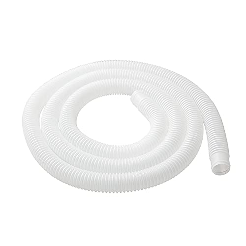 GYY Longitud Total 3M Limpiador De Piscinas 32 Mm Dibujo De Tubería Manguera De Agua Y Cloro Resistente Al Agua para El Sistema De Bomba De Filtro (Color : White)