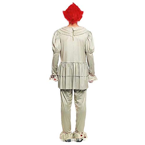 H HANSEL HOME Disfraz Payaso Sádico Adulto - Hombre - Incluye Camiseta + Pantalón Cosplay/Carnaval/Halloween - M