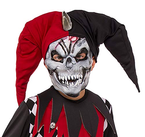 Halloween - Disfraz de Arlequín Malvado para niños, infantil 8-10 años (Rubie's 630925-L)