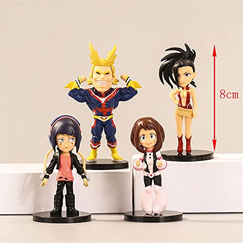 HAOBU 9 PCS/Set My Hero Academia Anime Figura Midoriya Izuku Bakugou Katsuki Todoroki Shouto Todo Podría Figurar Modelo