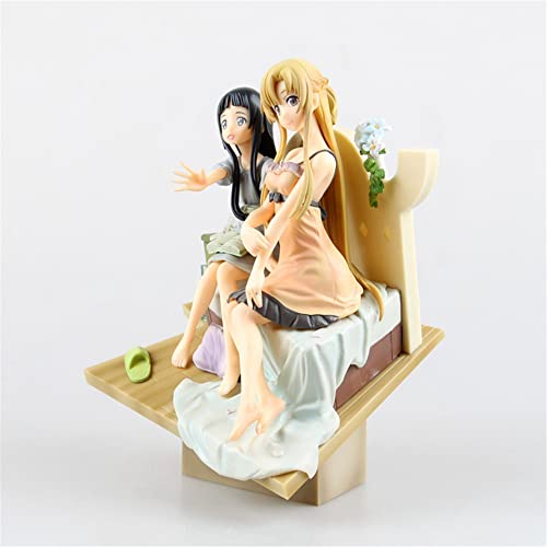 HAOBU Figura de Anime Sword Art Online Madre e Hija Asuna & Yui Modelo de Escala de Estilo hogareño Figura de PVC