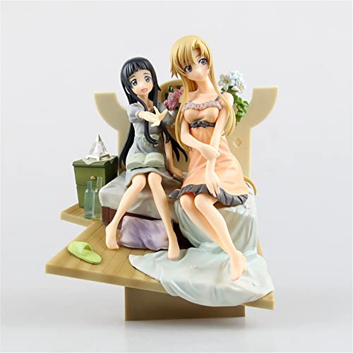 HAOBU Figura de Anime Sword Art Online Madre e Hija Asuna & Yui Modelo de Escala de Estilo hogareño Figura de PVC