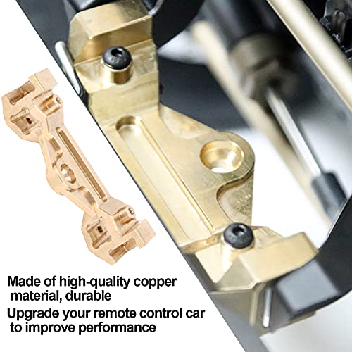 Haowecib Viga Transversal Delantera del Coche con Control Remoto, Viga Delantera RC Duradera Mejora Exquisita De Cobre Dorado para Oruga RC 1/10