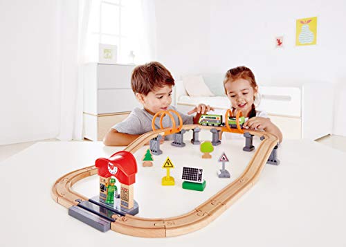 Hape Circuito de Tren Solar, Multicolor (E3762)