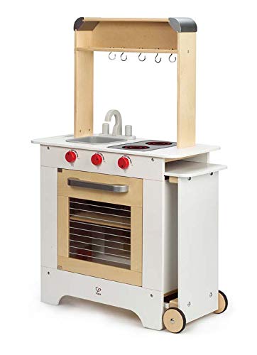 Hape E3126 - Cocinita de madera con carrito