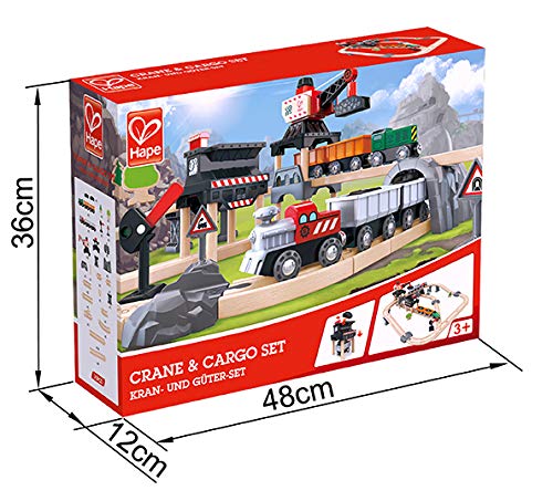 Hape International- Mining Loader Set Circuito de Tren Carga Minera, Multicolor, Talla única (E3756)