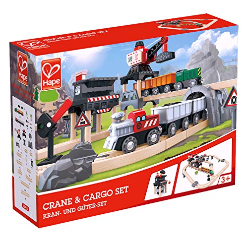 Hape International- Mining Loader Set Circuito de Tren Carga Minera, Multicolor, Talla única (E3756)