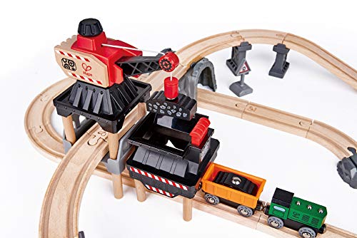 Hape International- Mining Loader Set Circuito de Tren Carga Minera, Multicolor, Talla única (E3756)