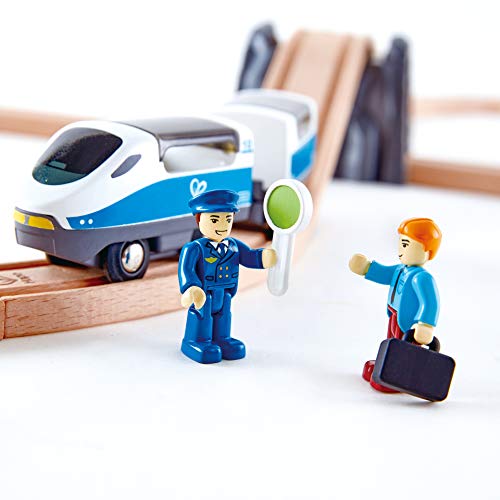 Hape International Passenger Train Set Circuito de Seguridad en Forma de 8