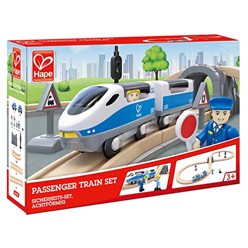 Hape International Passenger Train Set Circuito de Seguridad en Forma de 8