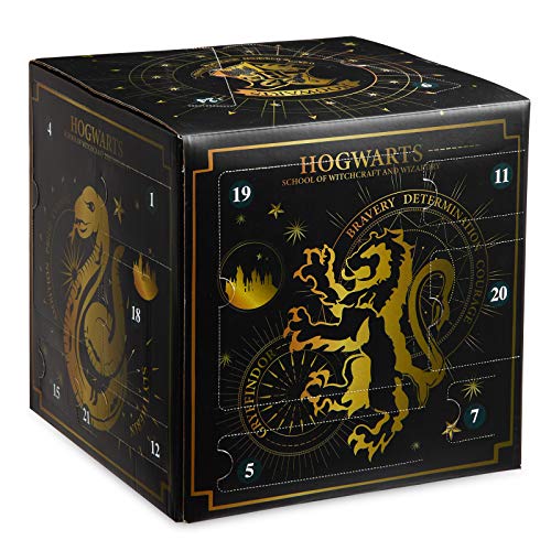 Harry Potter Calendario Adviento, Calendario Adviento 2021 con 24 Sorpresas, Caja Sorpresa Regalo Incluye Joyas Varita Magica