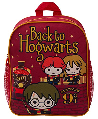 HARRY POTTER Mochila de Dibujos Animados de Hogwarts (Mochila Escolar con Encanto) para niños Talla única Volver a Hogwarts