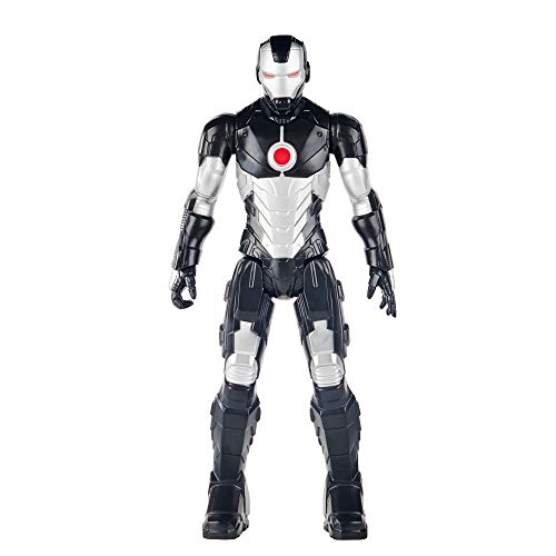 Hasbro Avengers- Avengers - Marvel'S War Machine (Figura de acción de 30 cm con Blaster Titan Hero Series Blast Gear) (E7880EL7)