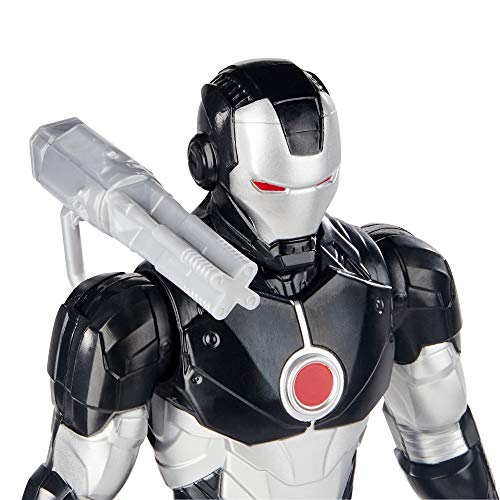 Hasbro Avengers- Avengers - Marvel'S War Machine (Figura de acción de 30 cm con Blaster Titan Hero Series Blast Gear) (E7880EL7)