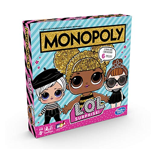 Hasbro E7572103 - Monopoly L.O.L, Multicolor, versión italiana