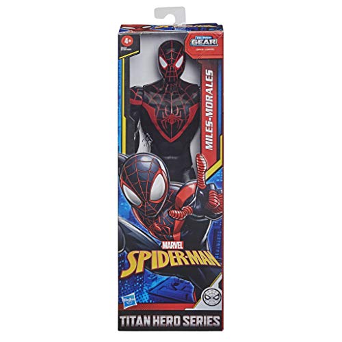 Hasbro- Figura Spiderman Web Warriors Titan con 5 Puntos DE ARTICULACIÓN 30 CM Mod. SDOS, Multicolor (E85255X3)