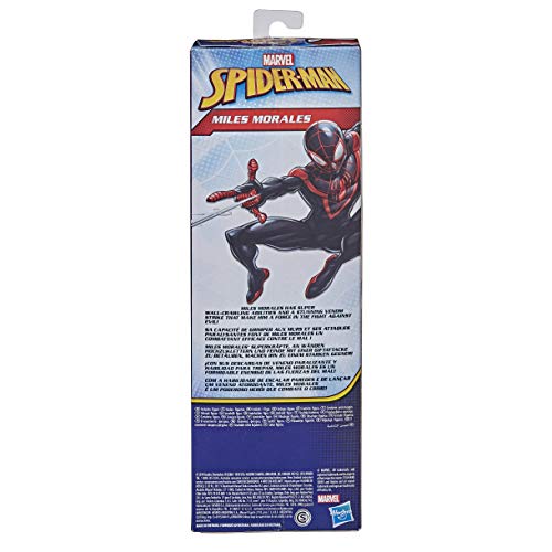 Hasbro- Figura Spiderman Web Warriors Titan con 5 Puntos DE ARTICULACIÓN 30 CM Mod. SDOS, Multicolor (E85255X3)