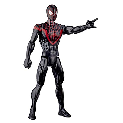 Hasbro- Figura Spiderman Web Warriors Titan con 5 Puntos DE ARTICULACIÓN 30 CM Mod. SDOS, Multicolor (E85255X3)